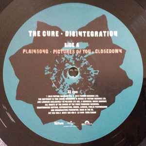 THE CURE, Disintegration (Polydor; 5324563, Europe 2016 Reissue, Gatefold, 2 Inners, 180 Gram Vinyl, Remastered By Robert Smith) 2xLP NEW/NEW - Image 3