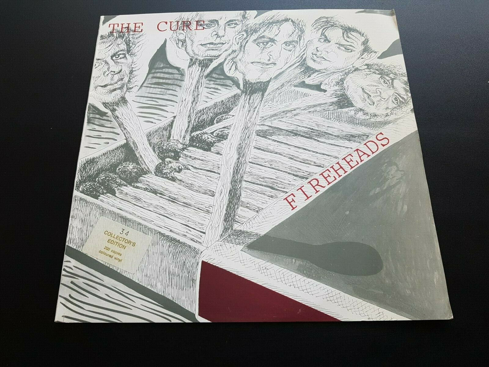 THE CURE, Fireheads (Rock Records; RR-14-CU, 1987, Unofficial. Limited Edition of 200.) LP VG/VG