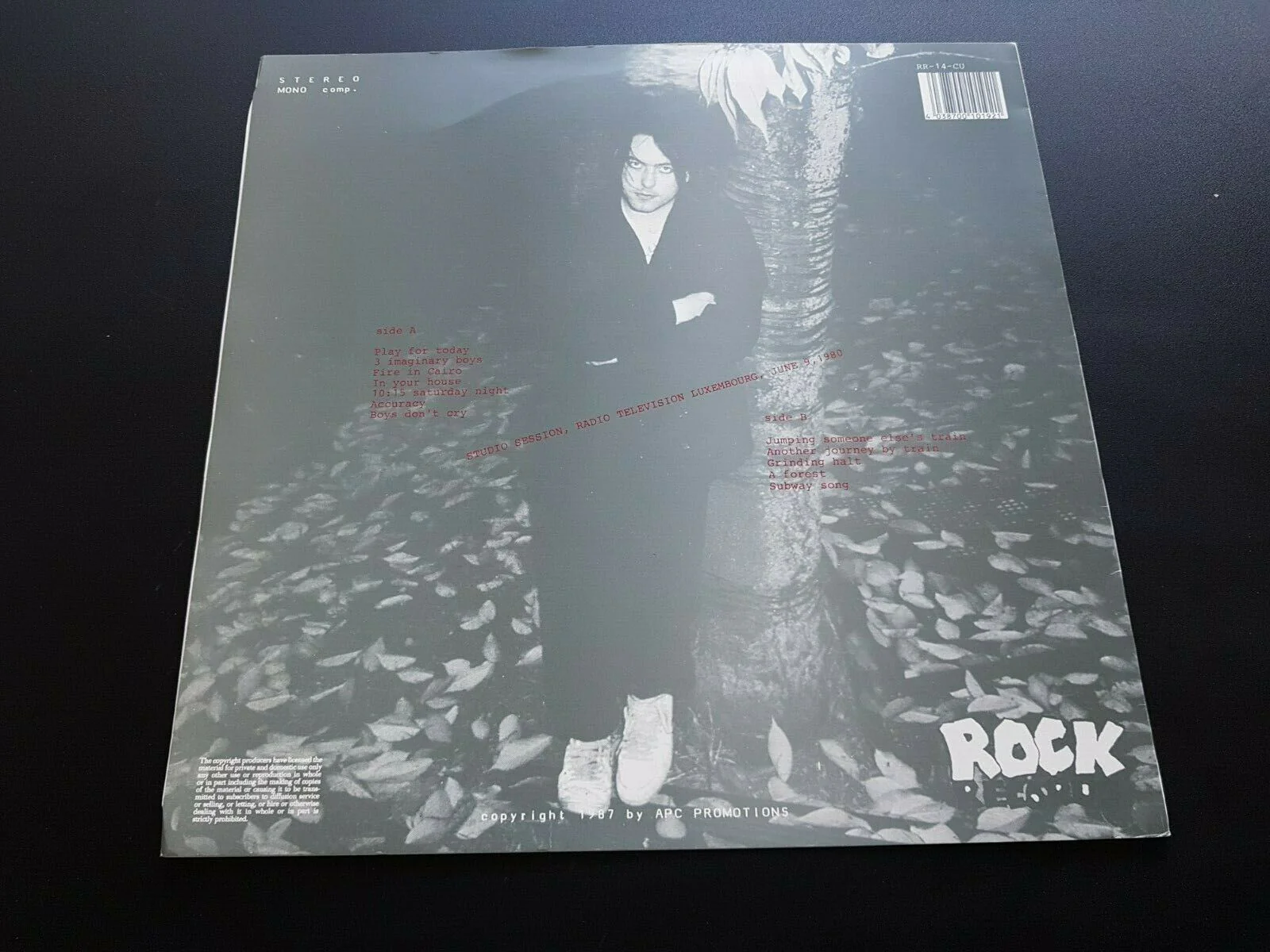THE CURE, Fireheads (Rock Records; RR-14-CU, 1987, Unofficial. Limited Edition of 200.) LP VG/VG - Image 2