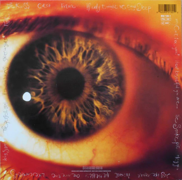 THE CURE, Kiss Me Kiss Me Kiss Me (Fiction Records; 832 130-1, Germany 1987, 2 Inners) 2xLP VG/VG - Image 2