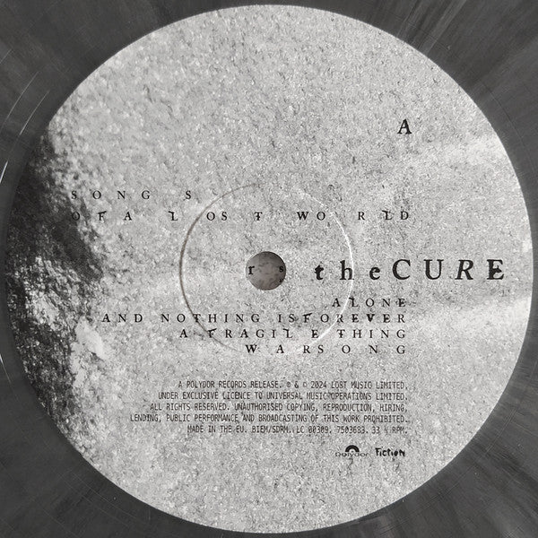 THE CURE, Songs Of A Lost World (Polydor; 7503683, Europe 2024, Poster, Optimal Pressing, Grey Marbled [Marble Stone], 180g) LP EX/EX - Image 3