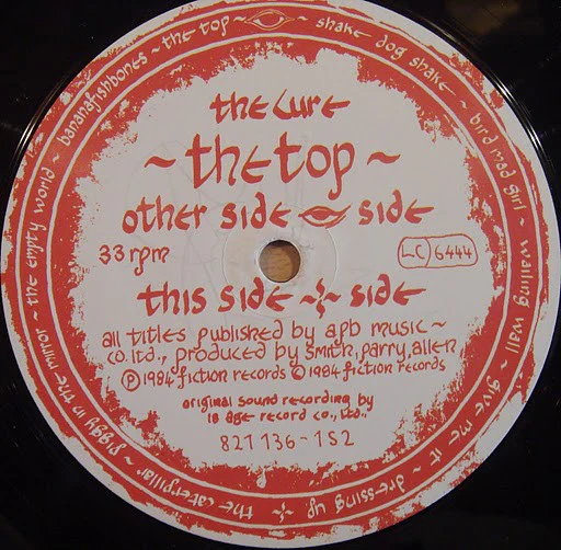 THE CURE, The Top (Fiction Records; 821 136-1 ME, Germany 1984, Inner, First German pressing) LP VG/VG - Image 3