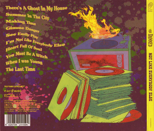 THE DAMNED, Not Like Everybody Else (Ear Music; 0221159EMU, Europe 2026, Digipak, Booklet) CD EX/EX - Image 3