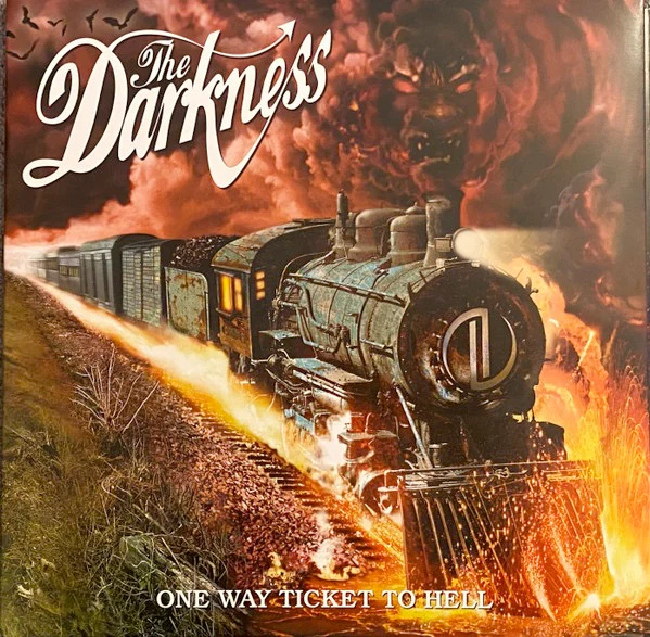 THE DARKNESS, One Way Ticket to Hell...and Back (20th Anniversary Deluxe Edition) (Warner; 5021732623492, Europe 2025 Reissue, Gatefold, Inner, Orange and Yellow Vinyl), SALE - Up to 50% Off LP NEW/NEW