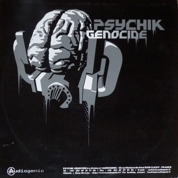 THE DJ PRODUCER / HELLFISH, Violent Works Of Art / Deck Fuel (Psychik Genocide; PKG 06, France 2007, Company Sleeve) 12" VG/G+ - Image 3