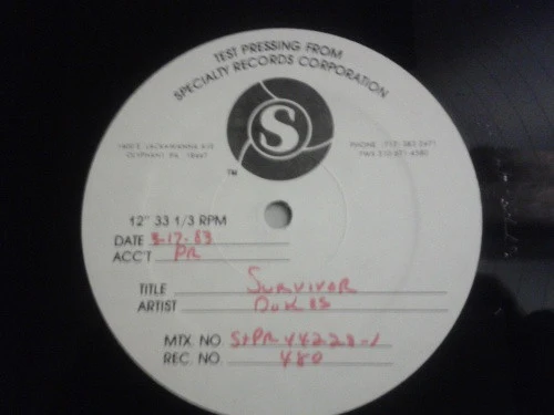 THE DUKES, Survivor (WEA; STPR 44228-1, US 1982), SALE - Up to 50% Off the Original Price  12" /VG