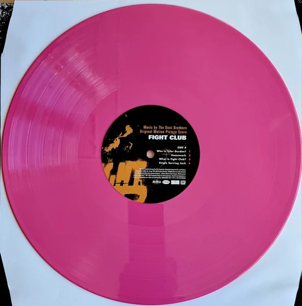 THE DUST BROTHERS, Fight Club (Original Soundtrack) (Ryko Rhino; 0081227808600, Europe Reissue, Gatefold, Pink Vinyl) 2xLP NEW/NEW - Image 3