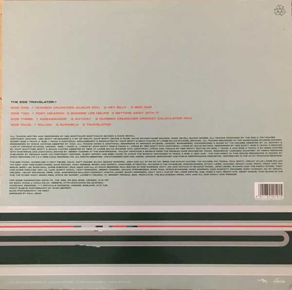 THE EGG, Travelator (Indochina; ZEN019 LP, UK 1998, Picture Sleeve) 2xLP EX/EX - Image 2