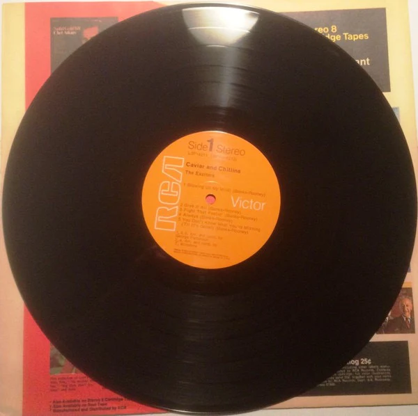 THE EXCITERS, Caviar And Chitlins (RCA Victor; LSP-4211, US 1969, Pasteback Sleeve, Stereo) LP G/G - Image 3