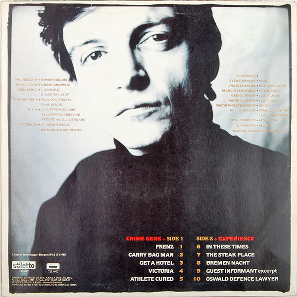 THE FALL, The Frenz Experiment (Stiletto; 230.4002, Brazil 1988) LP VG/VG+ - Image 2