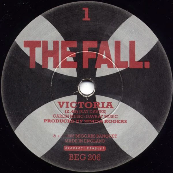 THE FALL, Victoria (Beggars Banquet; BEG 206, UK 1988, Picture Sleeve) 7" VG/VG - Image 3