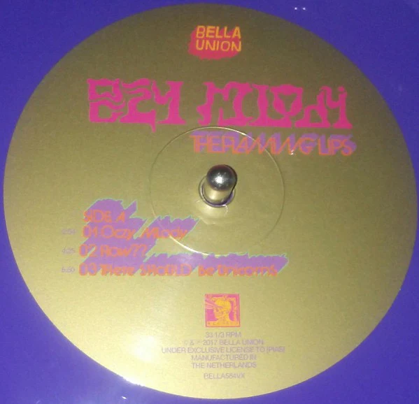 THE FLAMING LIPS, Oczy Mlody (Bella Union ; BELLA584VX, Europe 2017, Gatefold, 2 Inners, Purple & Orange Vinyl With Red 7") 2xLP VG/VG - Image 3