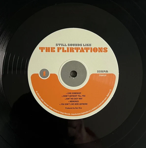 THE FLIRTATIONS, Still Sounds Like The Flirtations (Cargo Records; TF001LP, Worldwide 2024, Record Store Day 2024), SALE - Up to 50% Off the Original Price  LP NEW/NEW - Image 3