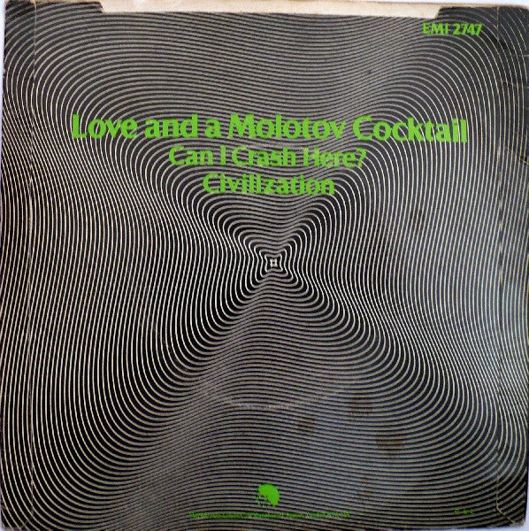 THE FLYS, Love And A Molotov Cocktail / Can I Crash Here? / Civilization (EMI; EMI 2747, UK 1978, Picture Sleeve) 7" VG+/EX - Image 2