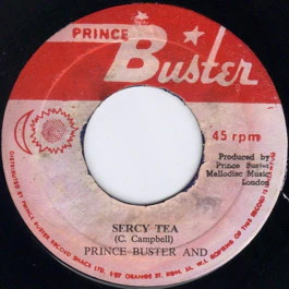 THE FOLK BROTHERS / PRINCE BUSTER, Oh Carolina / Sercy Tea (Prince Buster; , Jamaica 1960s) 7" /VG+