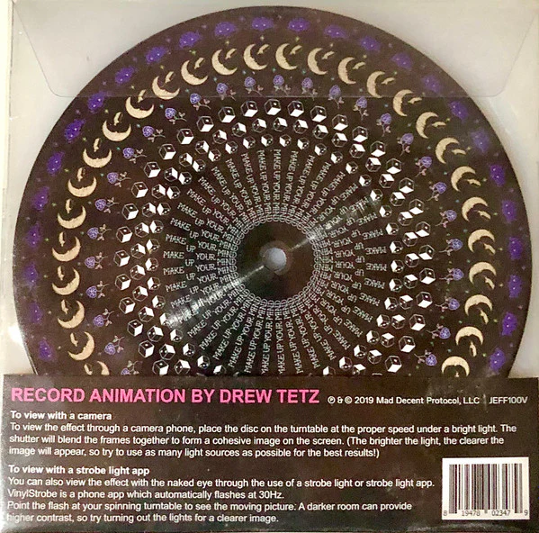 THE FRIGHTNRS, Make Up Your Mind (Mad Decent; JEFF100V, US 2019, Plastic Wallet with OBI, Picture Disc), SALE - Up to 50% Off the Original Price 7" EX/EX - Image 2