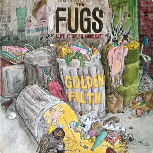 THE FUGS, Golden Filth (Reprise Records; 6396, US 1974 Reissue, Pasteback Sleeve) LP VG/VG