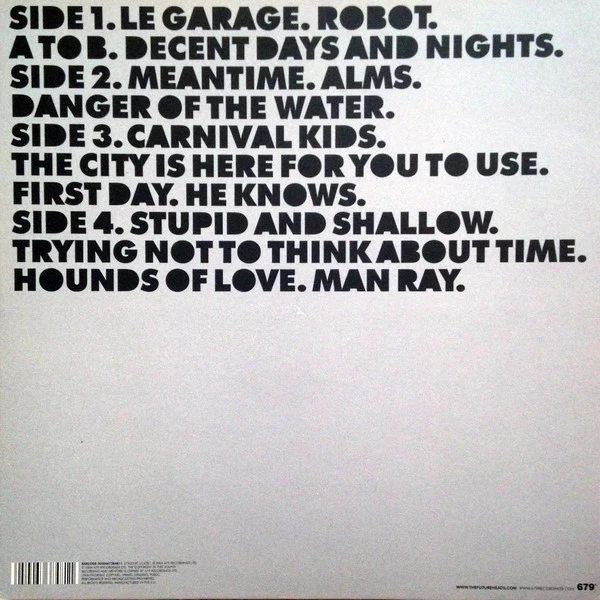 THE FUTUREHEADS, The Futureheads (679; 679L074T, Europe 2004, Textured Gatefold Sleeve, Inners) 2xLP EX/EX - Image 2