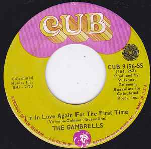 THE GAMBRELLS, Love Is In The Air / I'm In Love Again For The First Time (Cub; CUB-9156-SS, US 1968), SALE - Up to 50% Off the Original Price  7" /VG+ - Image 2