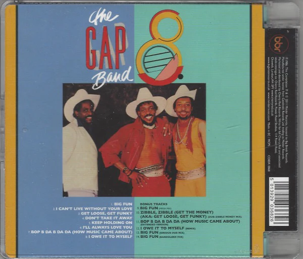 THE GAP BAND, Gap Band 8 (Big Break Records; CDBBR 0068, UK 2011 Reissue, Super Jewel case) CD VG+/VG+ - Image 2