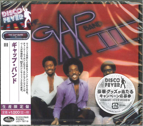 THE GAP BAND, Gap Band III (Mercury; UICY-78719, Japan 2018 Reissue) CD EX/M