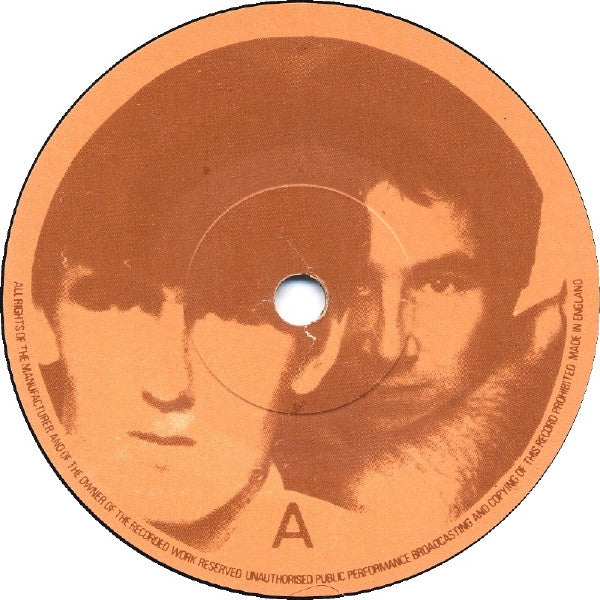 THE GO-BETWEENS, I Need Two Heads / Stop Before You Say It (Postcard Tan; Postcard80-4, UK 1980 Reissue, Company Sleeve) 7" VG+/VG+ - Image 3