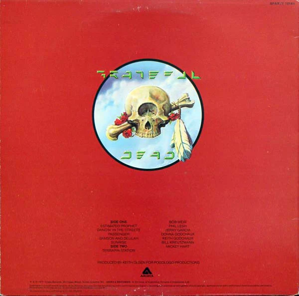 THE GRATEFUL DEAD, Terrapin Station (Arista; SPARTY1016, UK 1977, Inner) LP VG/VG+ - Image 2