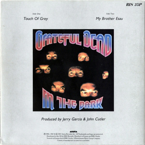 THE GRATEFUL DEAD, Touch Of Grey (Arista; RIS 35P, UK 1987, Poster Sleeve) 7" VG/VG - Image 2