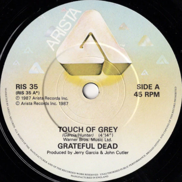 THE GRATEFUL DEAD, Touch Of Grey (Arista; RIS 35P, UK 1987, Poster Sleeve) 7" VG/VG - Image 3