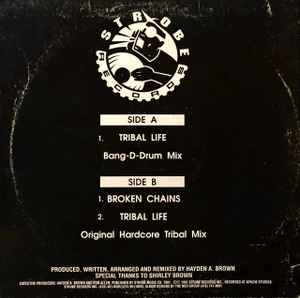 THE HAYDEN ANDRE PROJECT*, Tribal Life (4AD; ST-008, Canada 1991, Picture Sleeve) 12" VG+/VG - Image 2