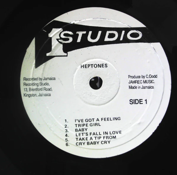 THE HEPTONES, The Heptones (Studio One; SOL 9002, Jamaica 1980s Reissue, Mispress) LP VG/G - Image 3