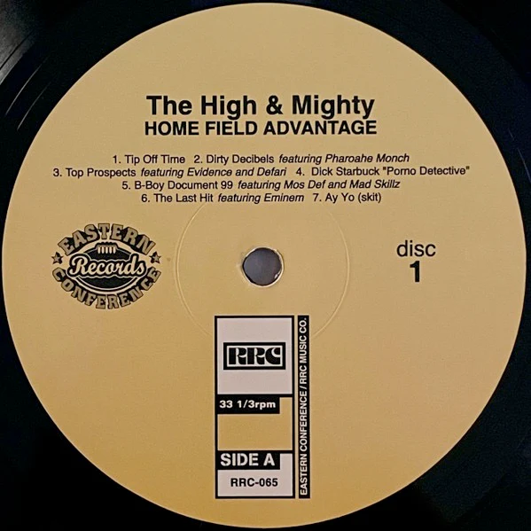 THE HIGH & MIGHTY, Home Field Advantage (RRC Music Co.; RRC-065, US 2024 Reissue, Insert), SALE - Up to 50% Off the Original Price  2xLP NEW/NEW - Image 3