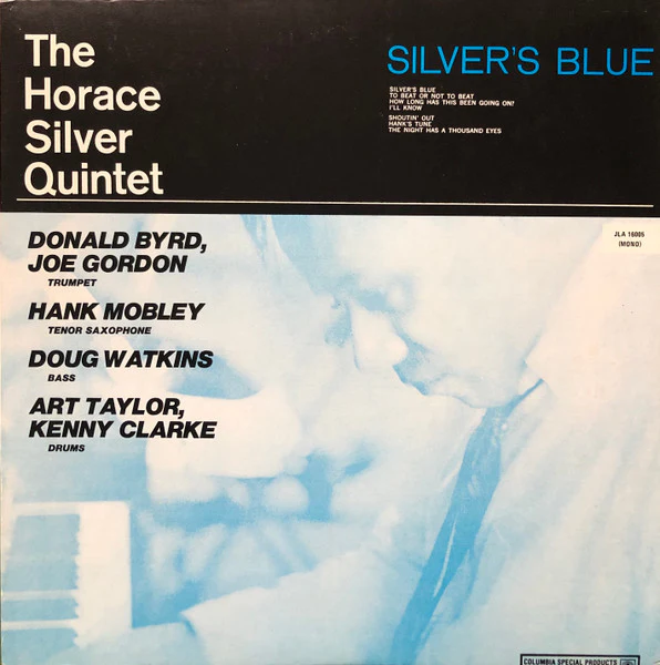 THE HORACE SILVER QUINTET, Silver's Blue (Columbia Special Products; JLA 16005, US Reissue) LP G/VG+
