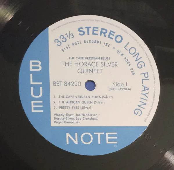 THE HORACE SILVER QUINTET, The Cape Verdean Blues (Blue Note; 00602547173119, Europe 2015 Reissue, Company Inner) LP VG+/VG+ - Image 3