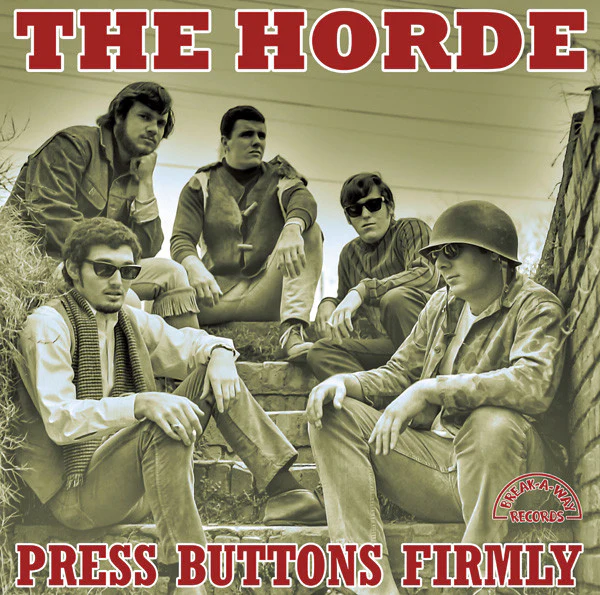 THE HORDE, Press Buttons Firmly (Break-A-Way Records; BREAK 032, Germany 2013 Reissue, Insert, No 7") LP VG+/VG