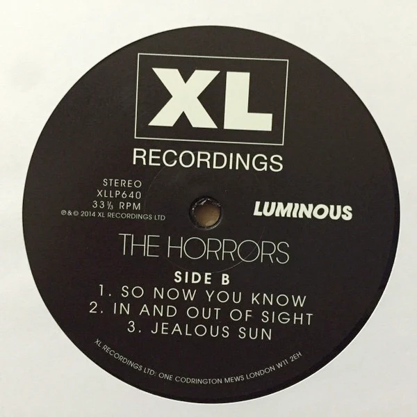 THE HORRORS, Luminous (XL; XLLP640, UK 2014, Insert, Standard Edition.) 2xLP VG/VG+ - Image 3