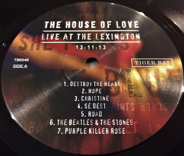 THE HOUSE OF LOVE, Live At The Lexington 13:11:13 (Tiger Bay; TB6546, Europe 2020 Reissue, Gatefold, 180g) LP VG+/VG+ - Image 3