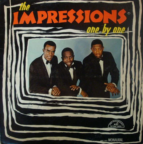 THE IMPRESSIONS, One By One (ABC; 523, US 1965, Pasteback Sleeve, Mono), SALE - Up to 50% Off the Original Price LP VG/VG+