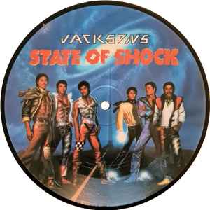 THE JACKSONS, State Of Shock / Your Ways (Epic; WA4431, UK 1984, Picture Disc) 7" /VG+