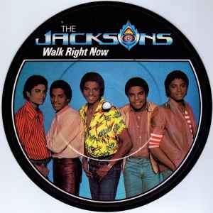THE JACKSONS, Walk Right Now / Your Ways (Epic; EPC A 11 1294, UK 1981, Picture Disc) 7" /VG+