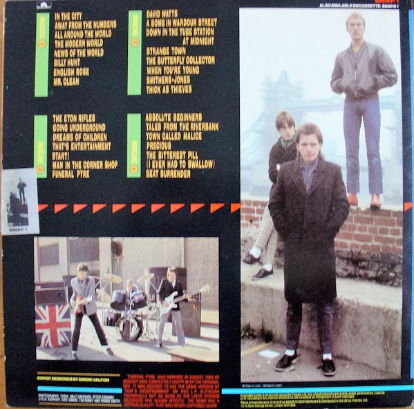 THE JAM, Snap (Polydor; SNAP 1, UK 1983, Gatefold, 2 Inners, No Bonus 7", Sticker on Sleeve) 2xLP VG/VG+ - Image 2