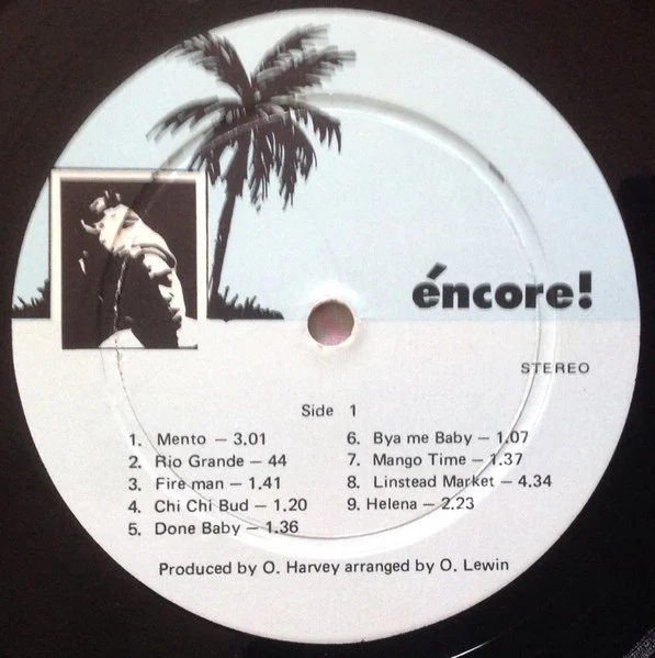 THE JAMAICAN FOLK SINGERS, Ossie Harvey Productions Present....The Jamaican Folk Singers - Vol. 3 ( ncore!; none, Jamaica 1976) LP VG+/VG+ - Image 3