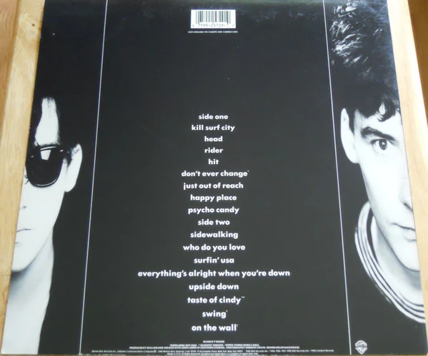 THE JESUS AND MARY CHAIN, Barbed Wire Kisses (B-Sides And More) (Warner Bros. Records; 9 25729-1, US 1988) LP VG/VG+ - Image 2