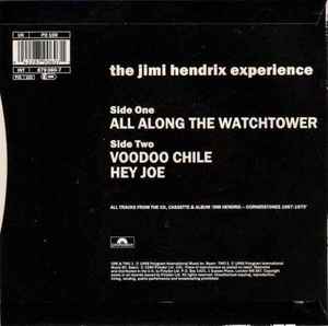 THE JIMI HENDRIX EXPERIENCE, All Along The Watchtower / Voodoo Chile / Hey Joe (Polydor; PO 100, UK 1990 Reissue, Hype Stickered Sleeve) 7" EP VG+/EX - Image 2