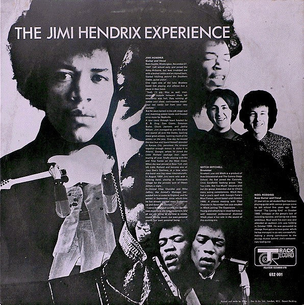 THE JIMI HENDRIX EXPERIENCE, Are You Experienced (Track; 612001, UK 1967, Laminated Front Sleeve, Mono) LP VG/G - Image 2