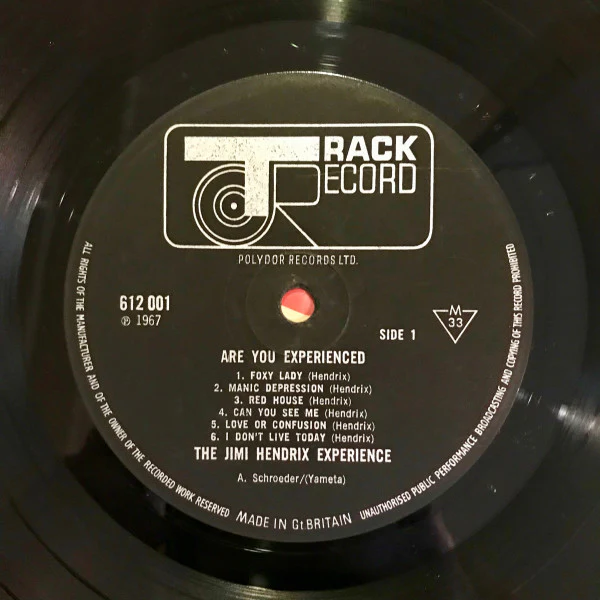 THE JIMI HENDRIX EXPERIENCE, Are You Experienced (Track; 612001, UK 1967, Laminated Front Sleeve, Mono) LP VG/G - Image 3