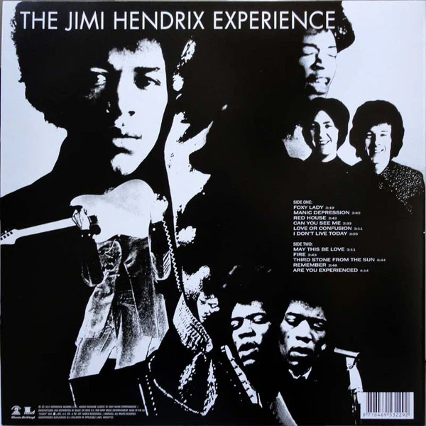 THE JIMI HENDRIX EXPERIENCE, Are You Experienced (Music On Vinyl; MOVLP725, Europe 2010 Reissue, Inner, MONO. 180 Gram Vinyl), SALE - Up to 50% Off the Original Price  LP NEW/NEW - Image 2