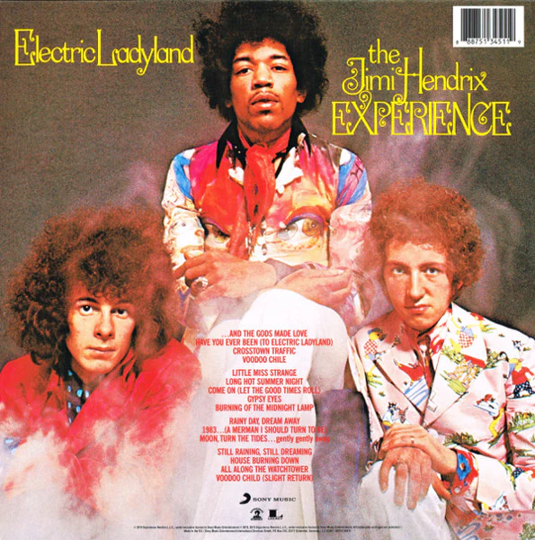 THE JIMI HENDRIX EXPERIENCE, Electric Ladyland (Experience Hendrix; 88875134511, Europe 2015 Reissue, Gatefold, Booklet, 180g) 2xLP VG+/VG+ - Image 2
