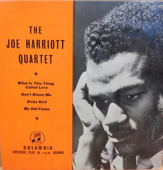 THE JOE HARRIOTT QUARTET, The Joe Harriott Quartet (Columbia; SEG7665, UK 1956, Laminated Flipback Sleeve, Mono) 7" EP VG/G