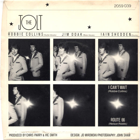 THE JOLT, I Can't Wait (Polydor; 2059 039, UK 1978, Picture Sleeve, Injection Labels) 7" VG/VG - Image 2